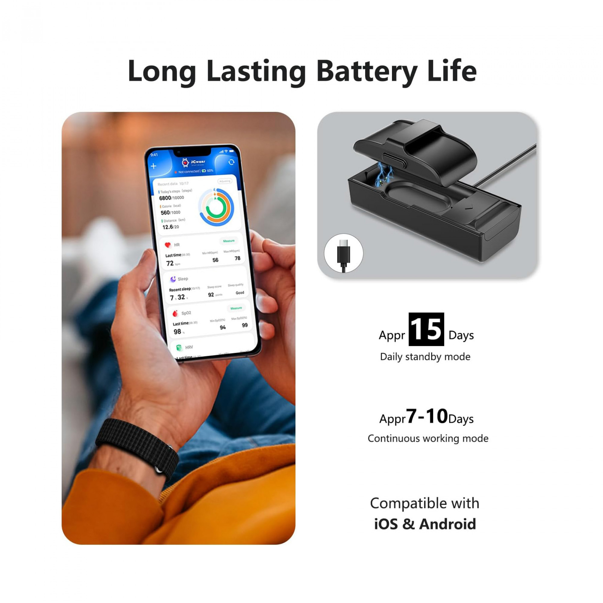 Фитнес-браслет IAMJOY Smart Health Wristband